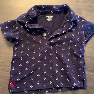 Ralph Lauren baby boy nautical polo with anchors